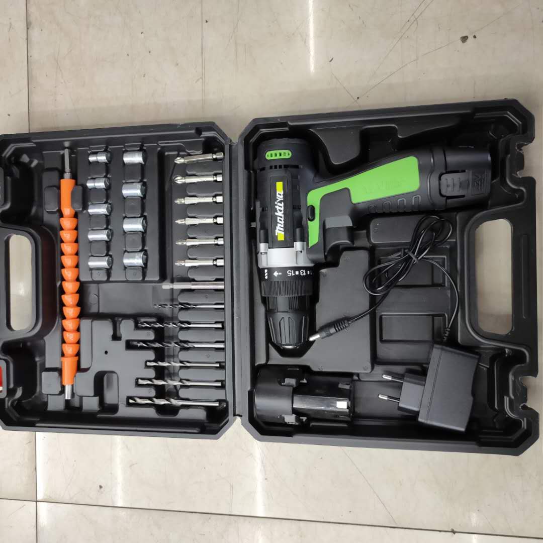 12V hand drill, household multi-functional punch drill, rechargeable electric screwdriver, 21V pistol drill, convertible lithium battery