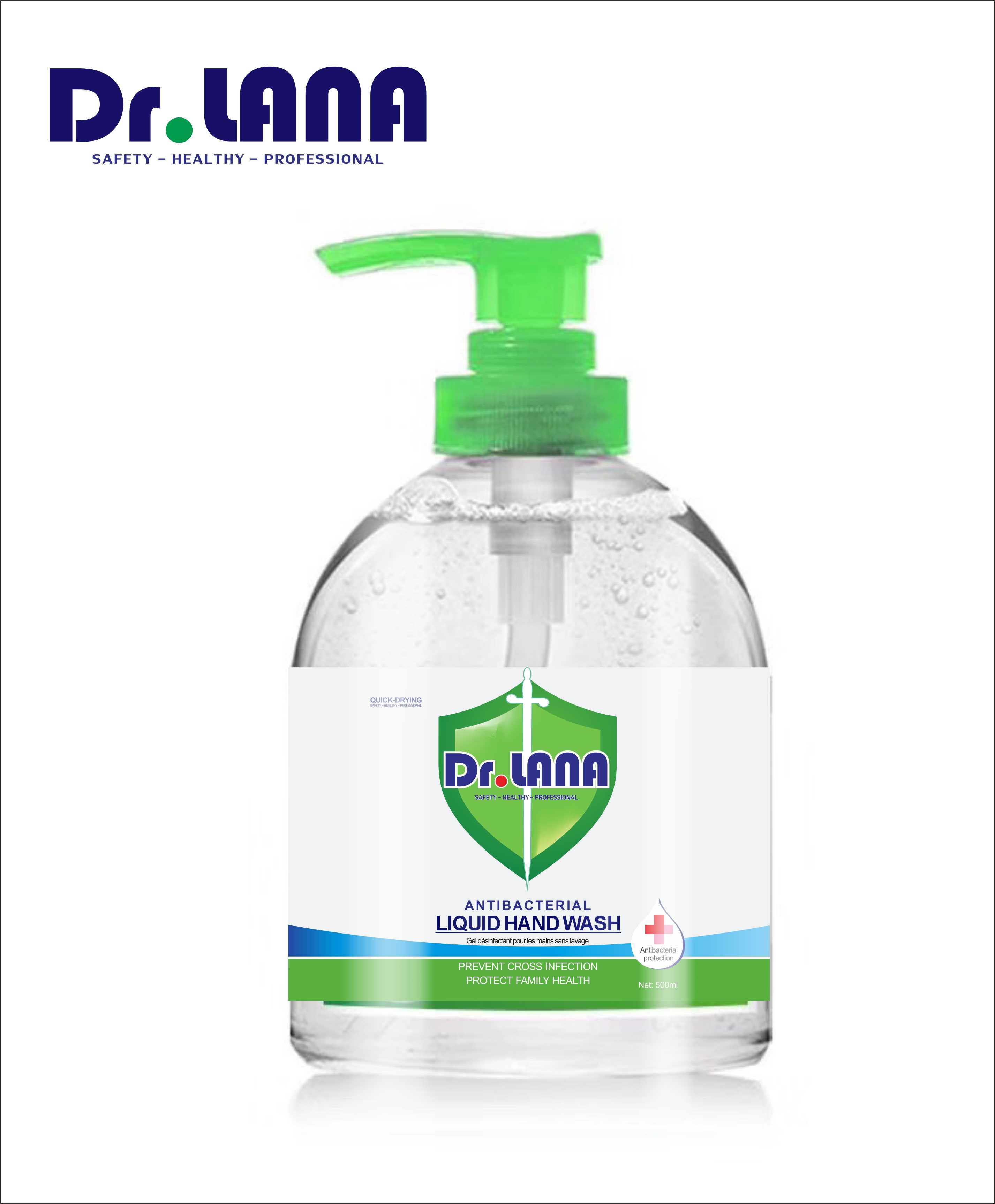 Dr.LANA抑菌免洗洗手液500ml750ml1000mlDL403洗手液