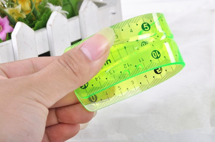 Supplying 15cmPVC flexible rulers, popular standard rulers, commonly used student ruler sets Specification image