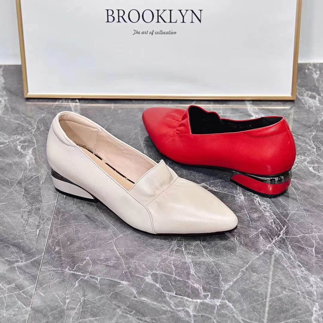 Spring Calf Leather Shoes -01 details Picture