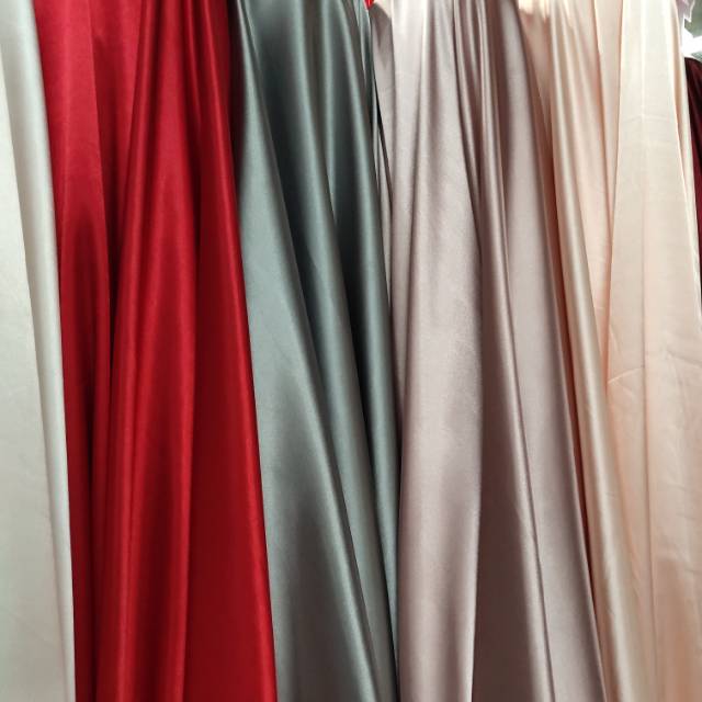 高密度弹力色丁梭织布服装饰品面料