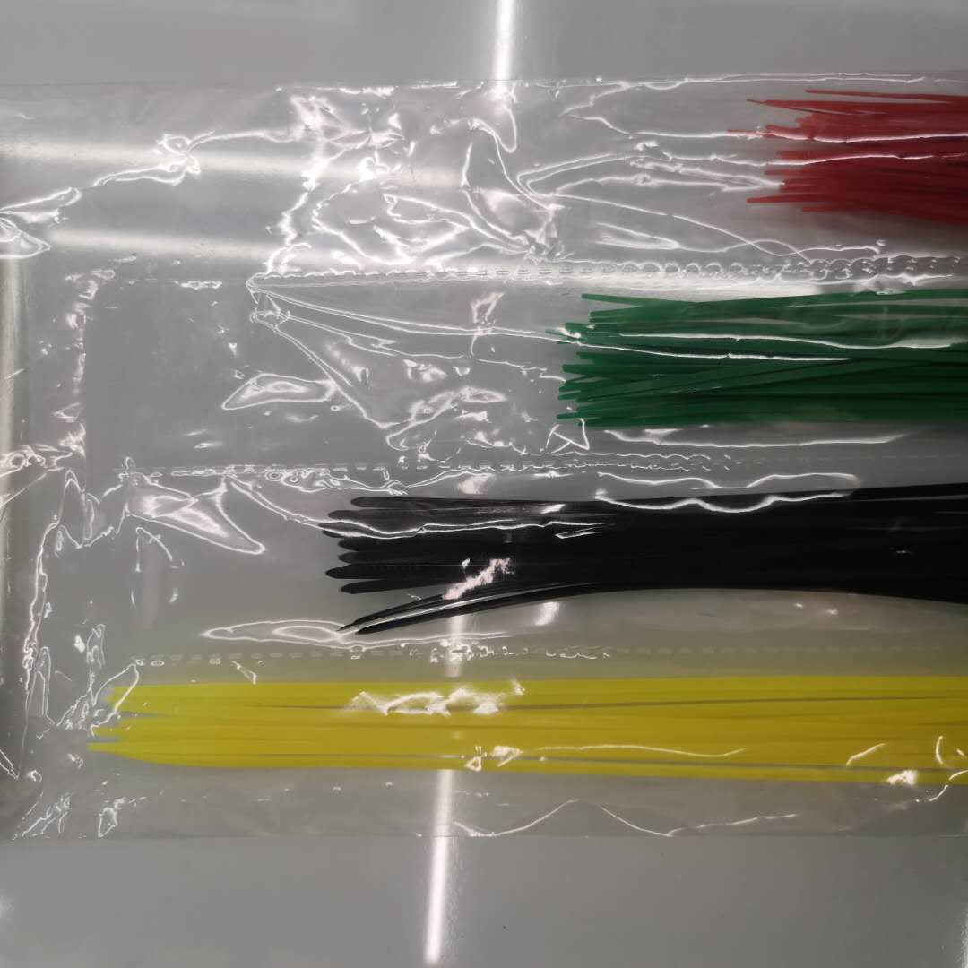 Fixed plastic strapping, wire harness, binding, color self-locking type