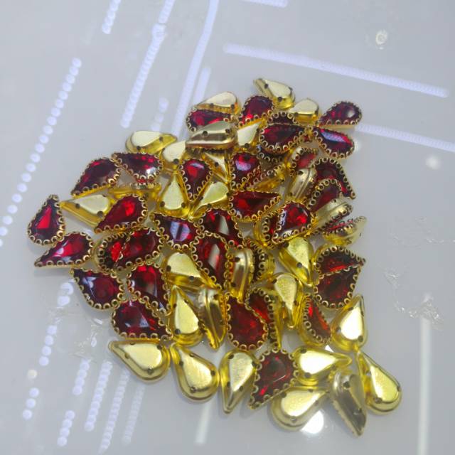 Factory direct sales of anti-hook flower basket claws, lace, edge wrapping, water drop drill glass, hand-sewn drill claws, diy jewelry accessories, clothing accessories