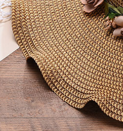 2020 New Korean Women's Hat Big Wave Flower Sun Hat Beach Outdoor Sun Hat Sunscreen Straw Hat Specification drawing
