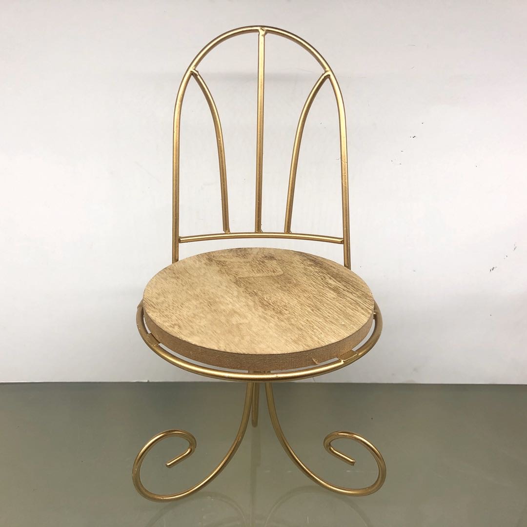 铁艺工艺品家居摆件凳子金属摆件美式简约古典软装饰品样板间书房客厅门装饰品