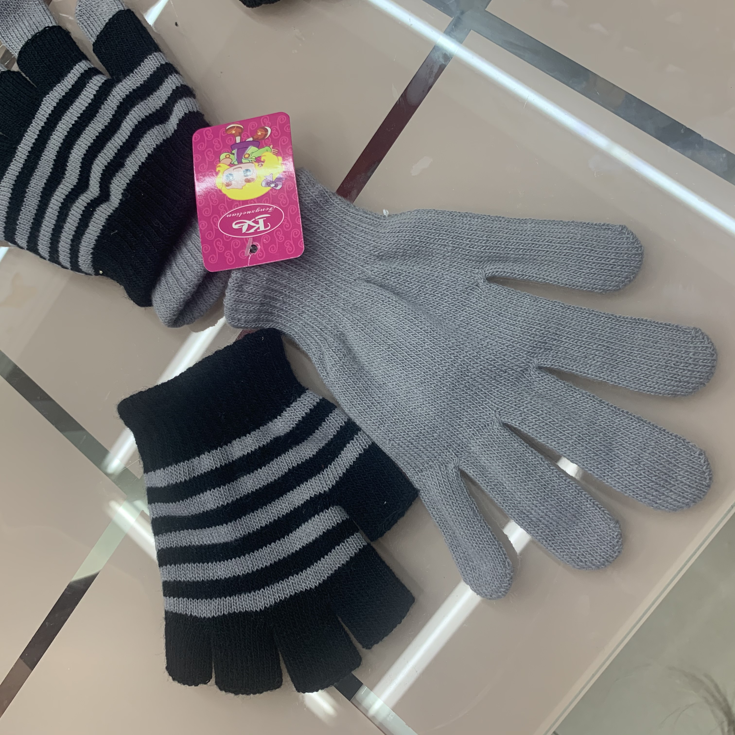 Winter Men's And Women's Winter Knitting Dual-Purpose Woolen Gloves Wool For Cold Protection And Warmth details Picture