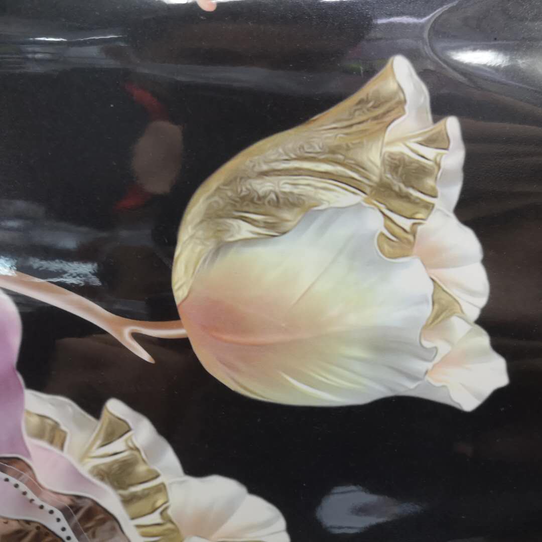 Factory Direct Sales Kitchen Living Room Dining Room Bedroom Wall Stickers Wallpaper Room Wallpaper Self-Adhesive Wall Decoration Stickers Green Plants Warm Specification drawing