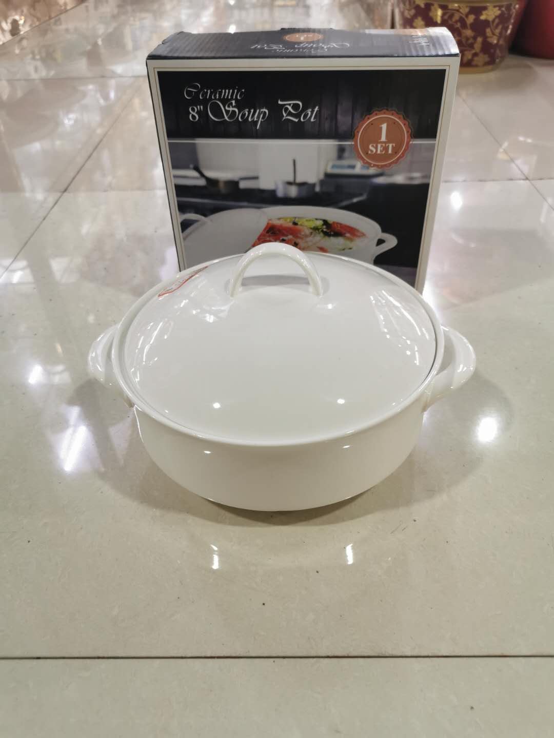 G-481 fine porcelain soup pot thumbnail