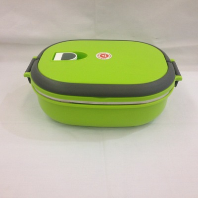 韩式简约手提不锈钢便携式饭盒学生饭盒细节图