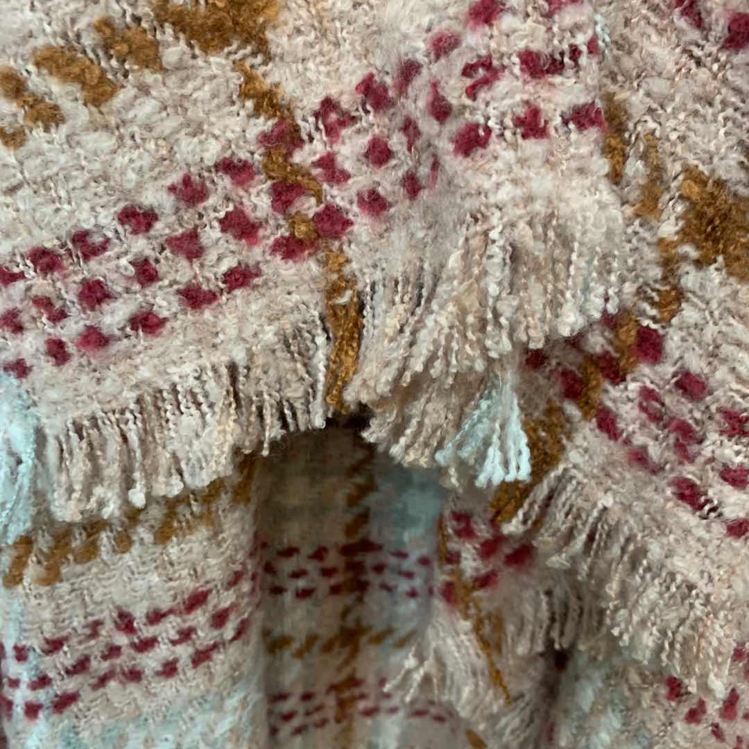 Plaid Shawl Loop Yarn Belt Must Be English Style Factory Direct Sales details Picture