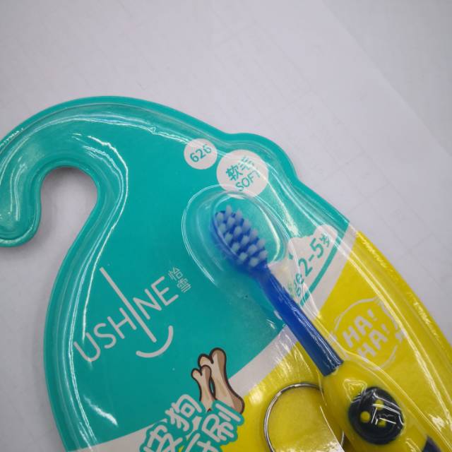 Children's Cartoon Toothbrush Cartoon Image Toothbrush 3D Three-Dimensional Children's Baby Tooth Guard Baby Tooth Toothbrush 2-4 Years Old Specification drawing