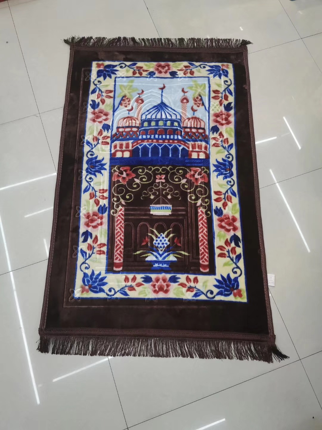 Hajj Mat Multi-Colored Optional Mat For Worship Specification drawing