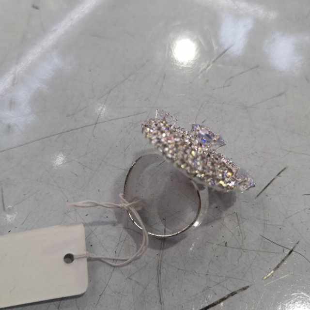 满钻复古风戒指欧美风夸张水钻饰品外贸出口细节图