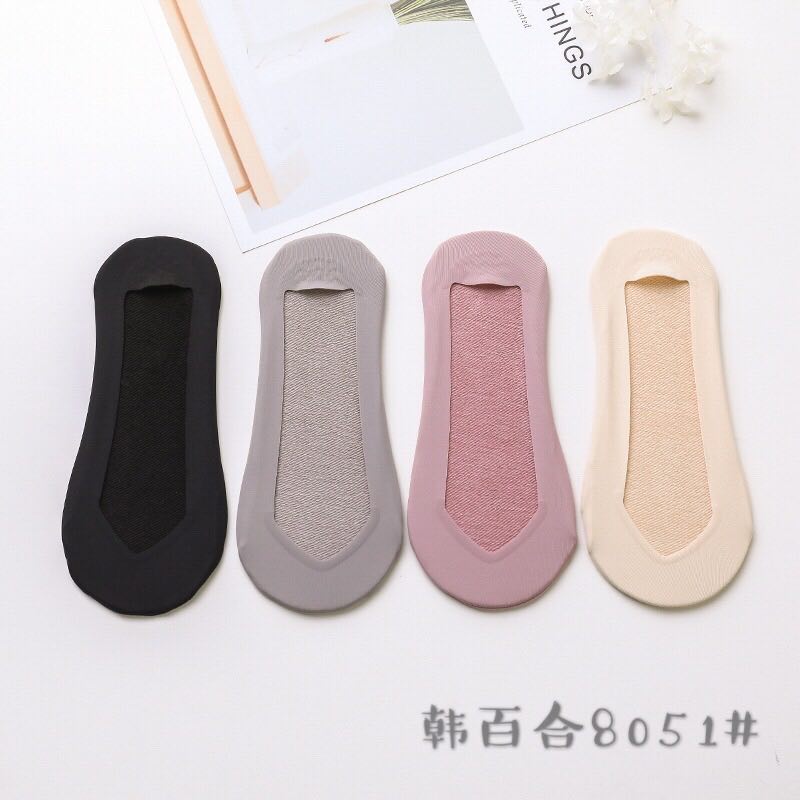 一件代发春夏季爆款冰丝船袜防滑全棉袜底女士隐形袜子