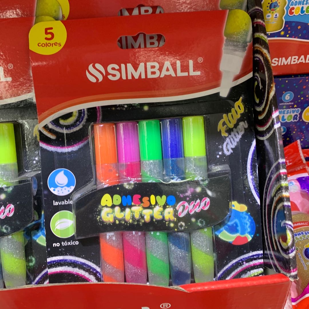 兴达多彩亮闪色彩棒5支装