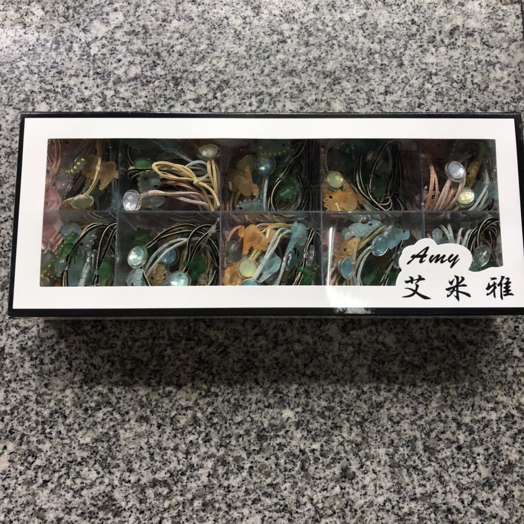 Hair bands, headbands, hair ties, leather straps, hair ties, rubber bands, Korean version of cute little dinosaurs, Internet celebrities, Korean girls on Instagram