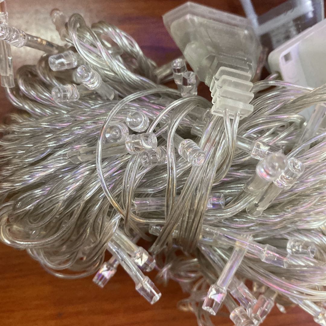 led彩灯灯串小挂件满天星闪灯节日灯100头细节图