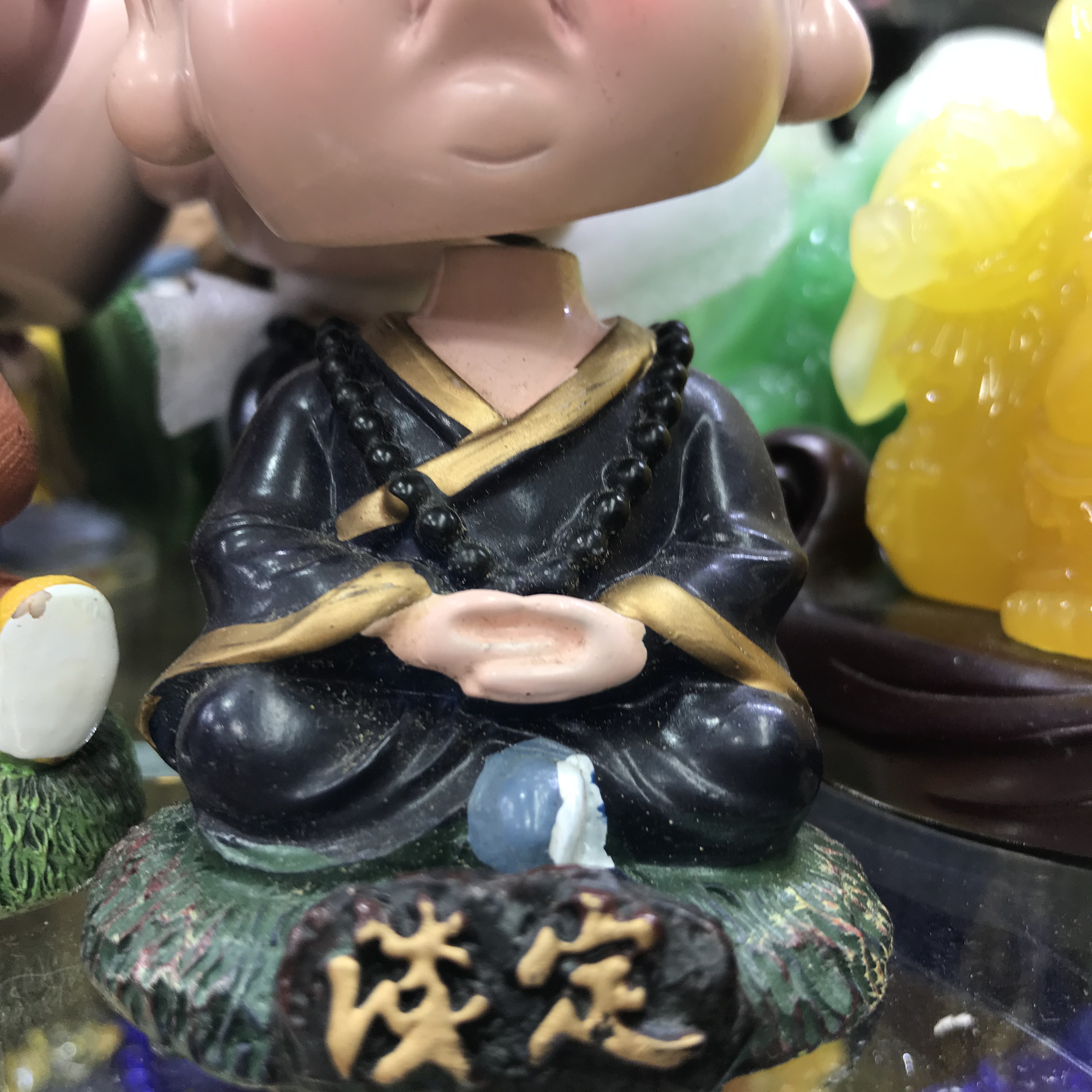 Cuatro no pequeño monje coche coche coche de los hombres exquisito buddha departamento creativo personalidad chaoyin chaoyin lindo clase alta details Picture
