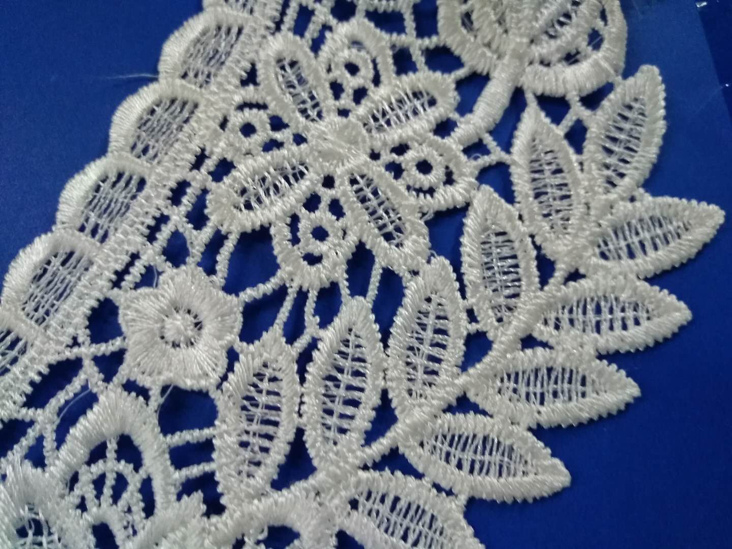 Embroidery lace clothing DIY accessories Sofa accessories Home fabric lace details Picture