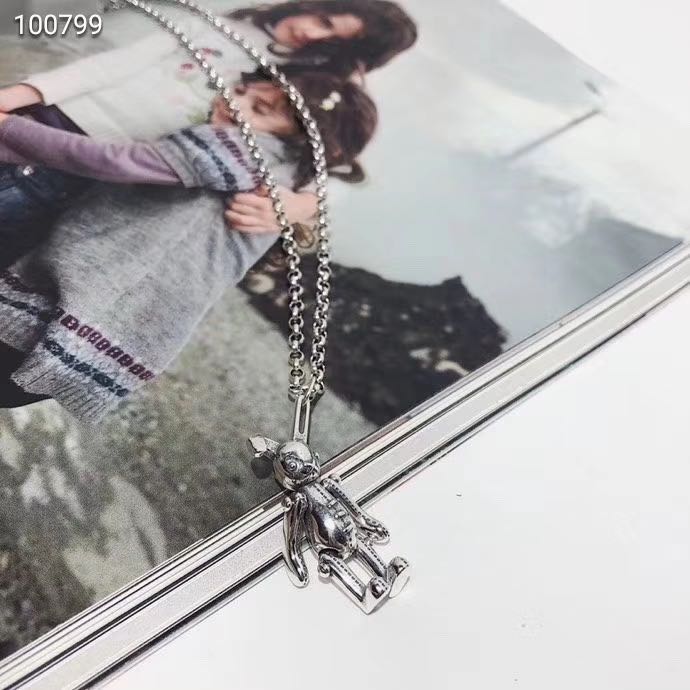 Fashion design rabbit modeling pendant sterling silver necklace fashion personality high-end temperament web celebrity female jewelry silverware silverware