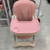 可爱粉嫩便捷式可折叠多功能儿童餐椅