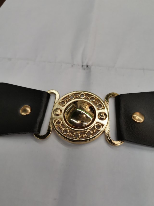 风衣大衣扣子高档带皮金属对扣毛衣大衣风衣腰带皮扣产品图