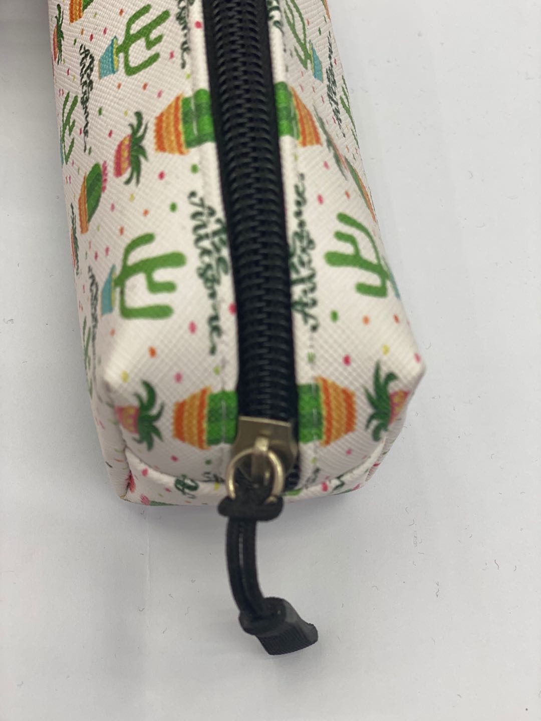 Cactus Digital Square Bag Cool Cute Pen Box Primary School Kindergarten Pen Box Pencil Bag Specification drawing