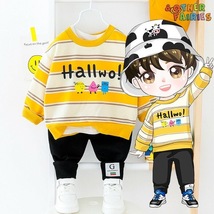 男童套装宝宝春装童装2020新款韩版洋气儿童套装婴小童男孩两件套