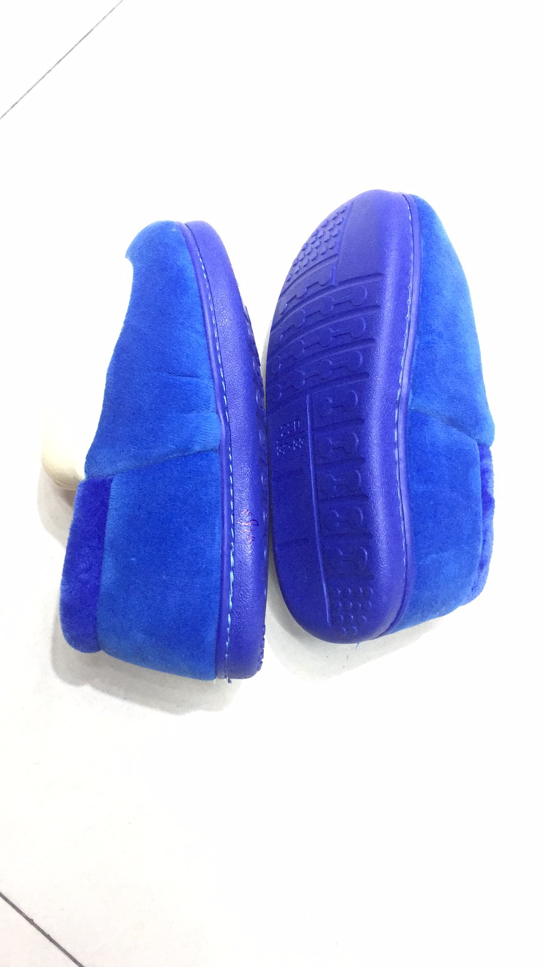 Blue Cotton Shoes Comfortable Soft Children's Shoes New Baby Shoes Girls Shoes Exquisite details Picture