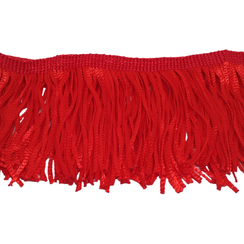 5-6 cm wide Latin dance tassel lace beaded curtain banner lace webbing Specification image