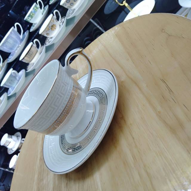 English Afternoon Tea Tea Set Home Coffee Cup European Small Luxury Bone China Coffee Set High-End Ceramic Gifts Specification drawing