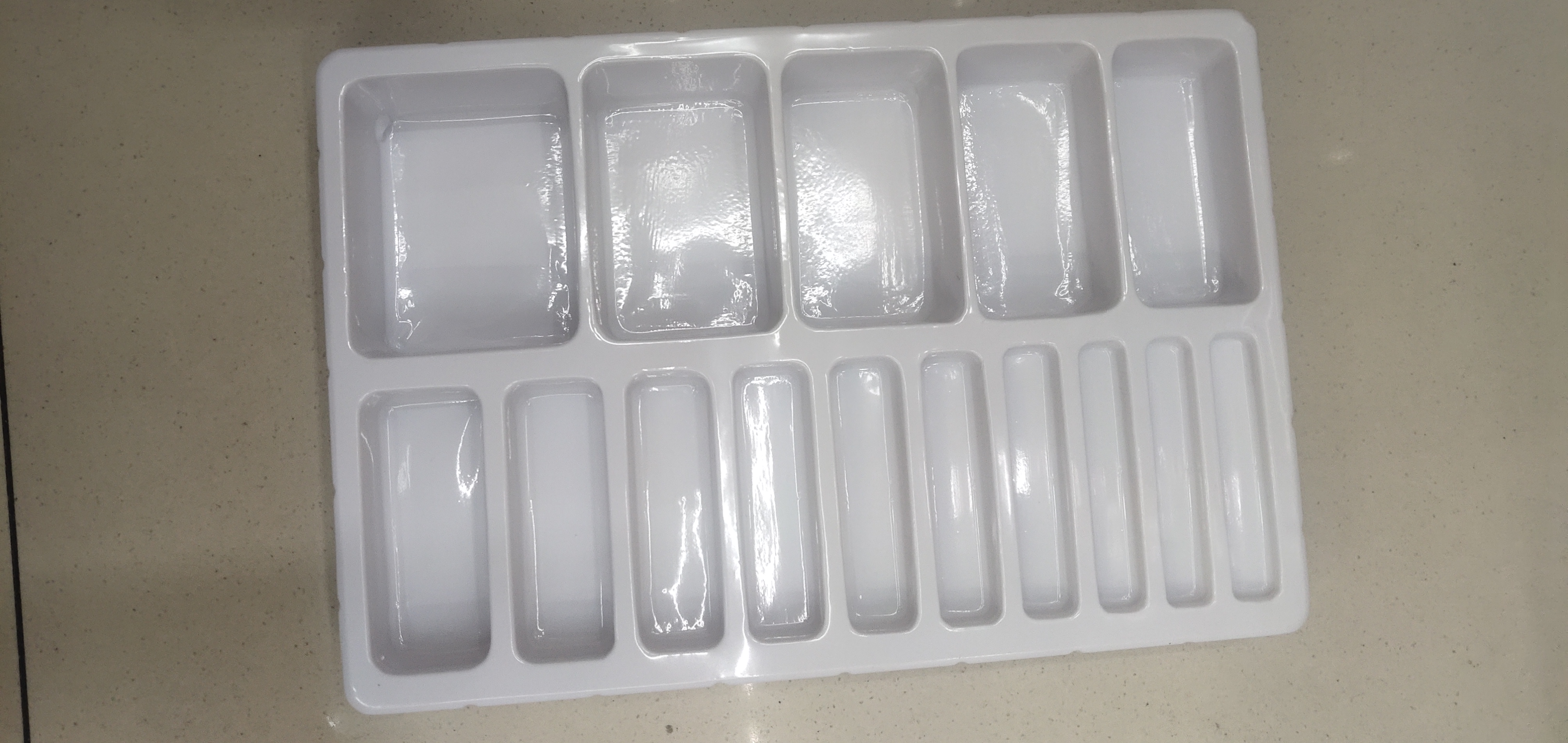 透明塑料盒子包装盒吸塑包装盒文具底托插卡塑料包装盒