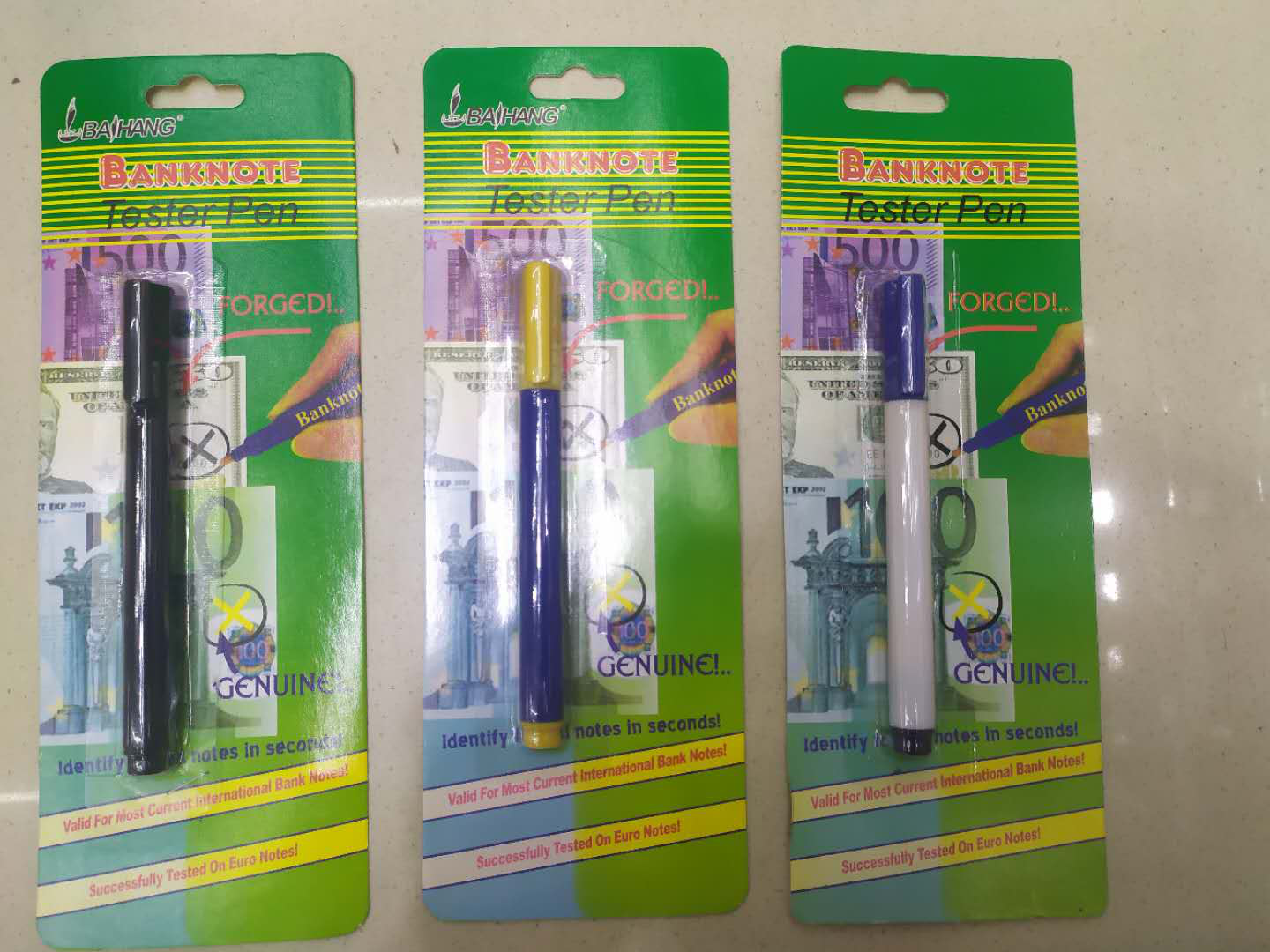 厂家直销适用于各种币种检测真伪验钞笔