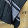黑加灰条纹披肩沙滩巾苏格兰风格厂家直销产品图