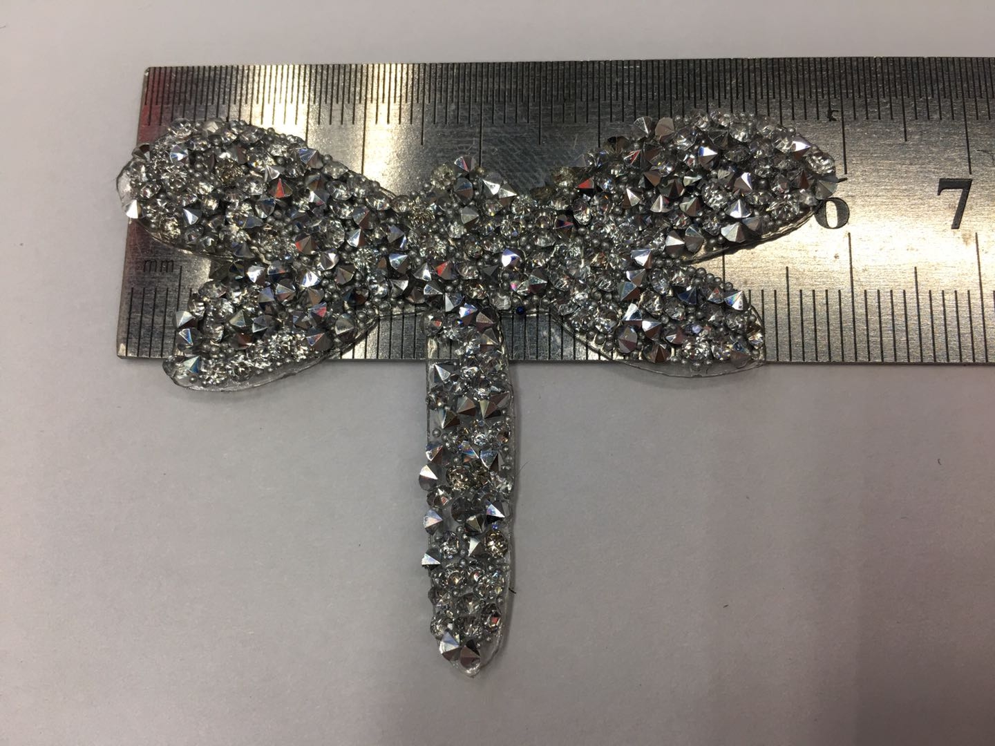 蜻蜓图形热熔胶烫钻胶网背胶贴钻服装辅料图