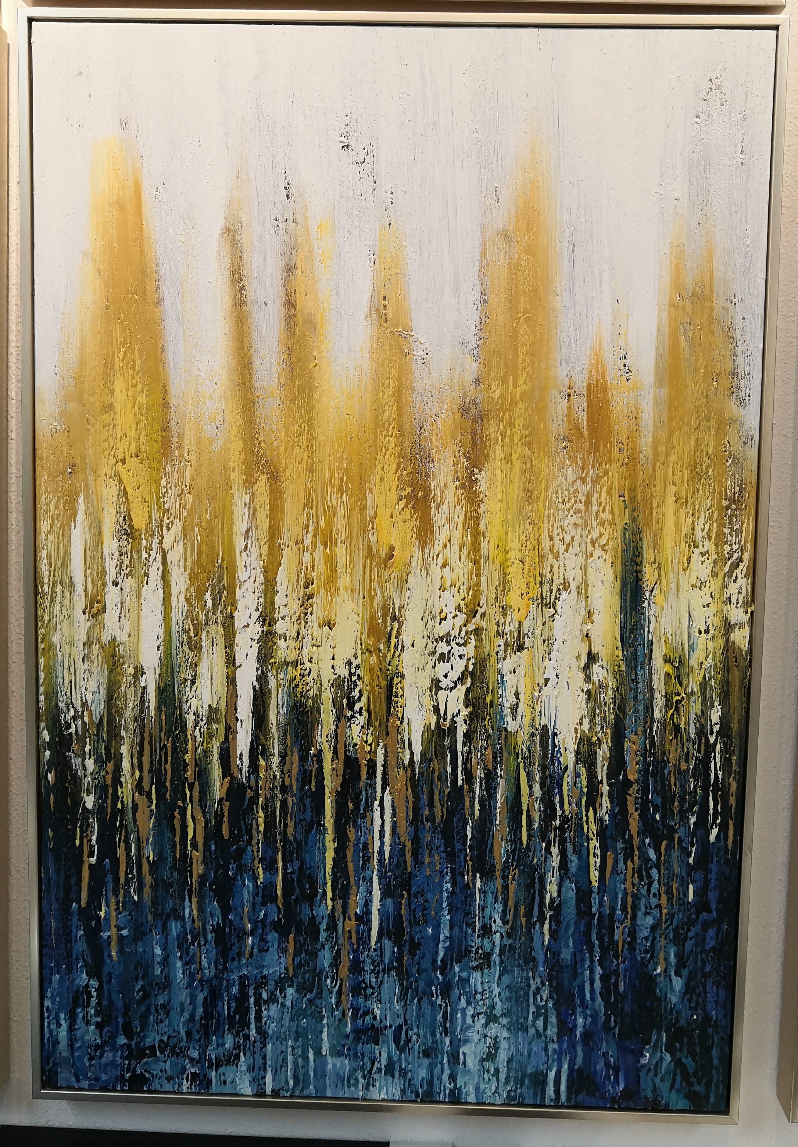 Hand-Painted Oil Painting Modern Abstract Painting Large Porch Landscape Decorative Painting Simple American Living Room Hanging Painting
