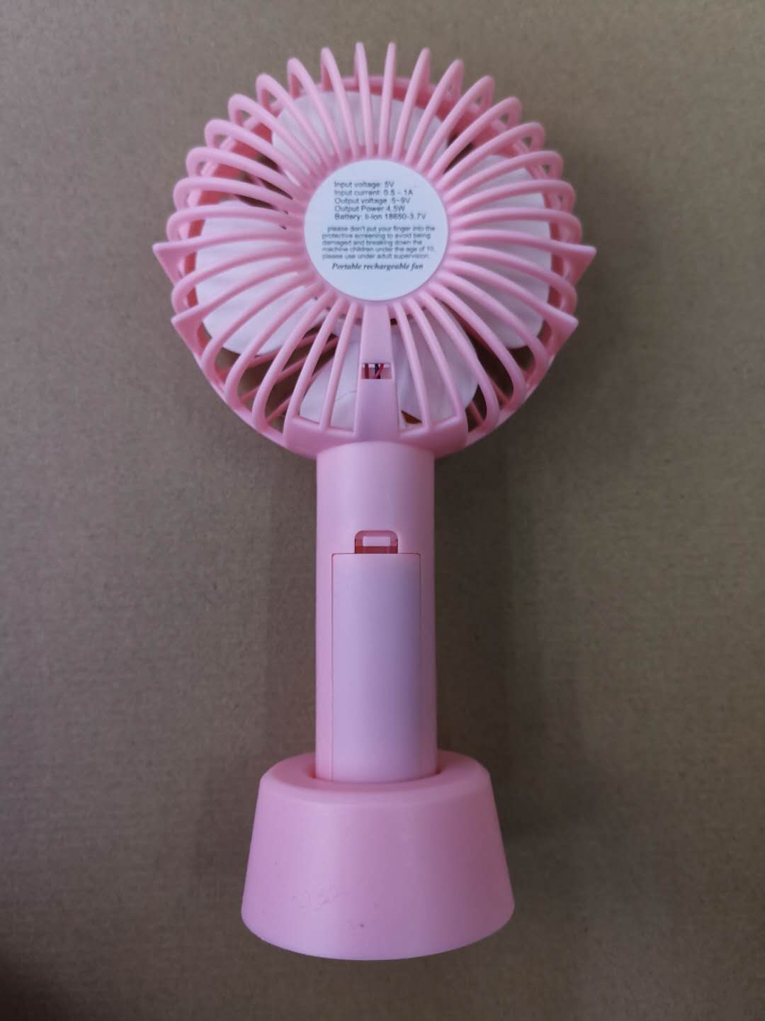 Handheld small fan, rechargeable, portable and multi-functional mini student fan details Picture