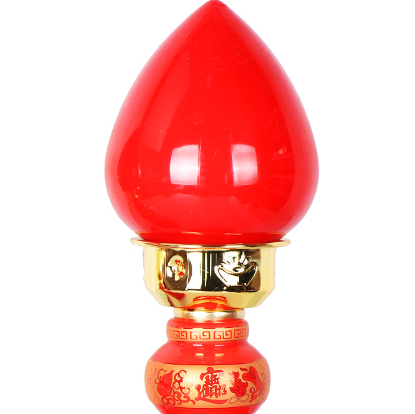 Led electric candle lamp for Buddha God of Wealth Changming Lamp for Buddha household electric prayer candle stand Specification drawing