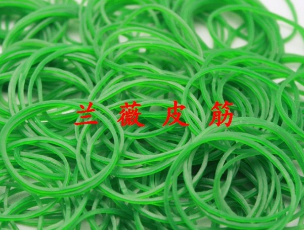 越南进口38*1.5mm绿色橡皮筋牛皮筋橡胶圈皮筋详情图2