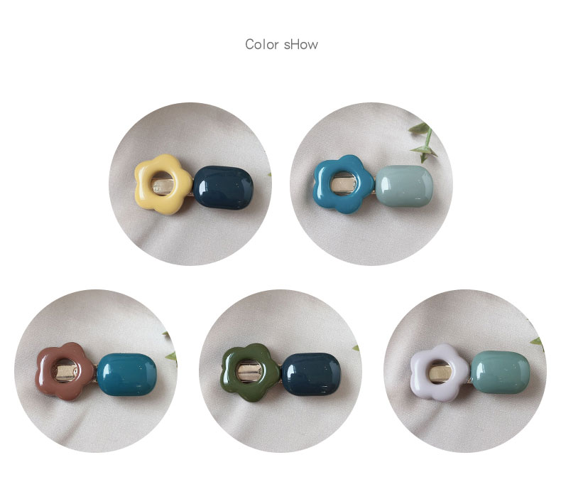 少女可爱花花发夹甜美侧边夹头发夹子头饰顶夹简约刘海夹森系发卡细节图