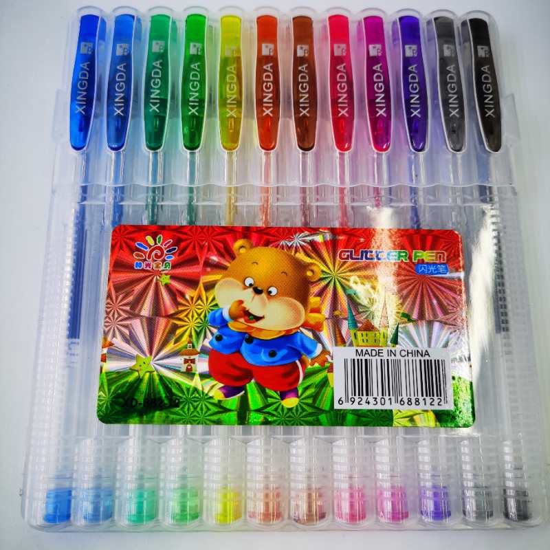 厂家直销XD8826闪光笔可绘画彩色笔产品图