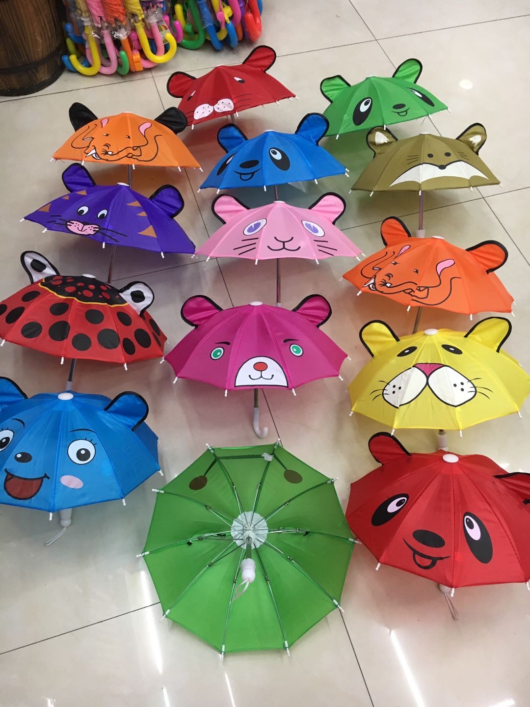儿童18公分玩具耳朵伞儿童雨伞细节图