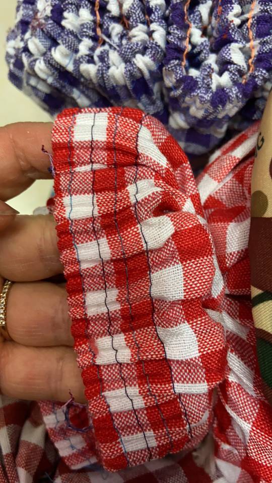 成人纯棉格子袖套女加厚加长松紧口耐磨耐用厨房劳保纯棉袖套产品图