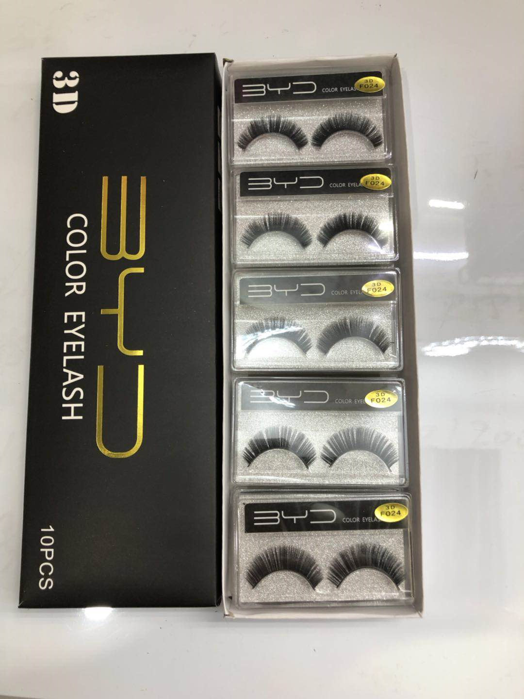 日常自然眼尾拉长假睫毛黑梗硬梗日系凌乱密交叉假睫毛详情2