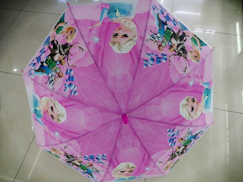 男女孩学生雨伞幼儿园宝宝卡通图案晴雨防晒长柄童伞