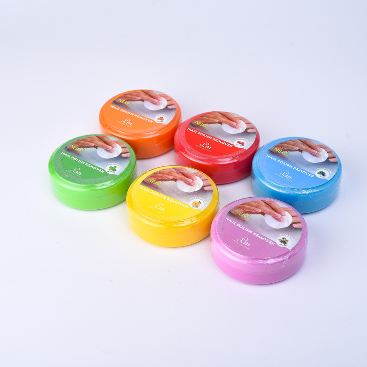 Factory direct sales of 28-piece fresh fruit-flavored nail polish removers, fruit-flavored nail polish removers, nail polish cotton removers, custom-made nail polish removers