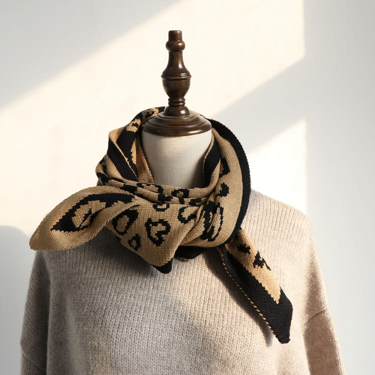 Casual All-In-One Classic Long Leopard Print Warm Scarf For Women details Picture