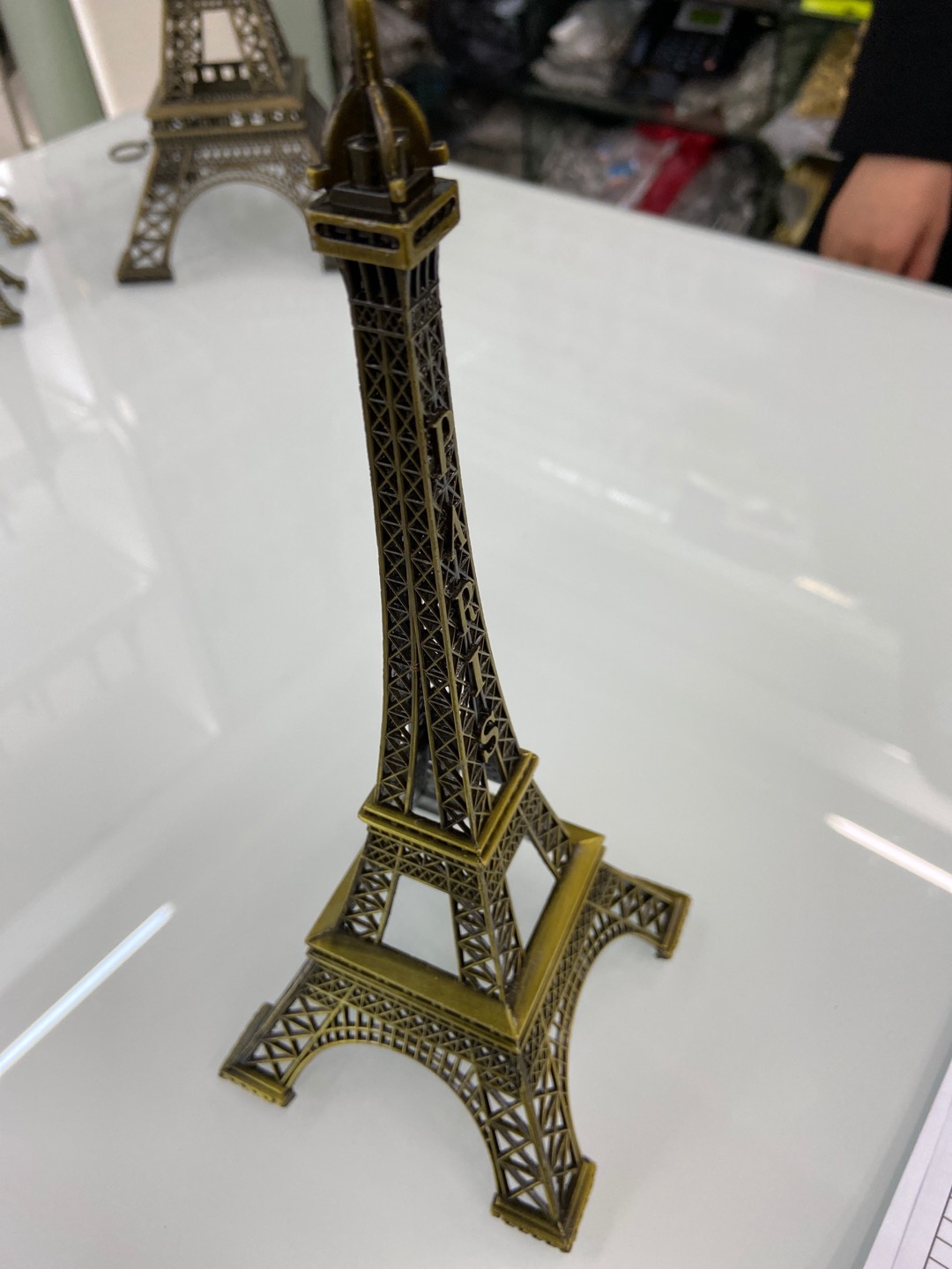 25锌合金铁塔装饰品家装摆件饰品装饰摆件