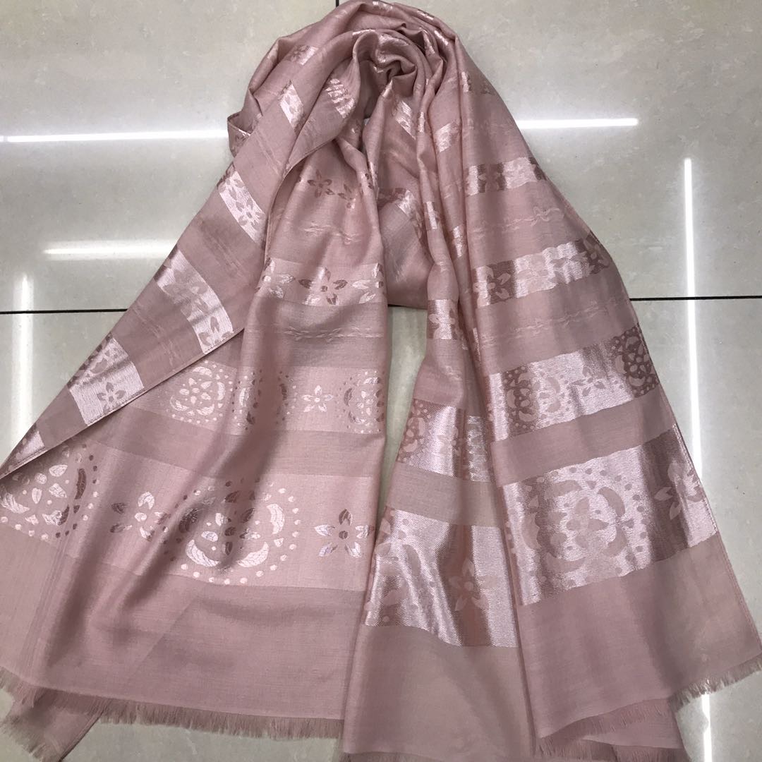 Imi Enig Spring Fall Women's Scarf With Jacquard Fringe