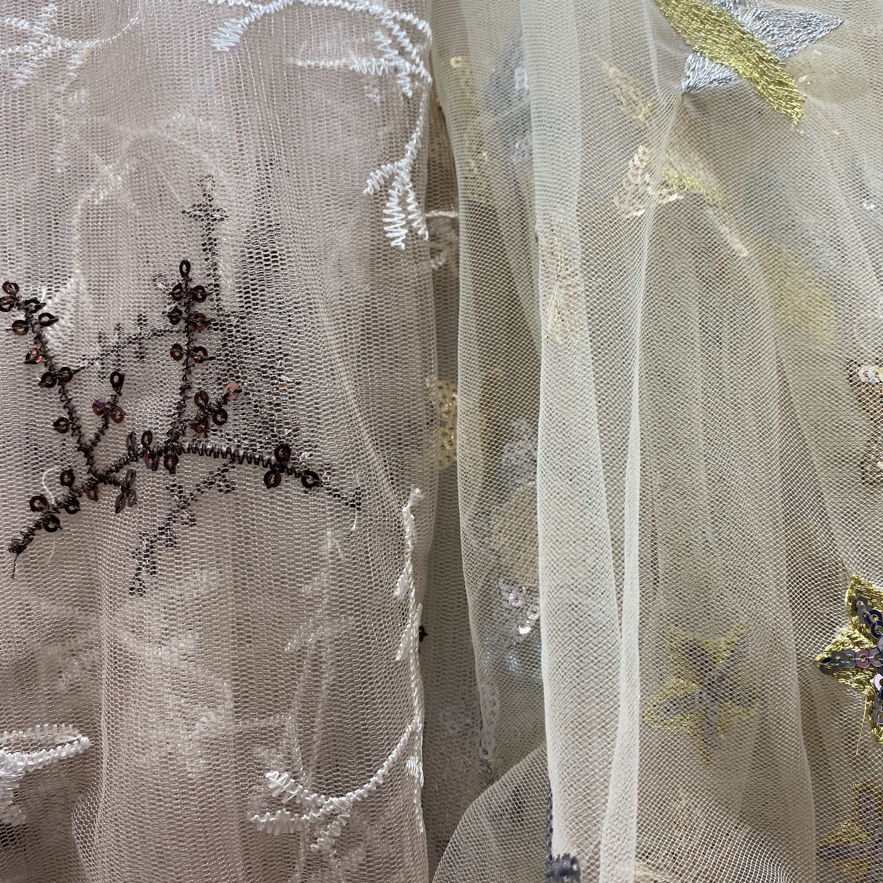 量大免邮 舞台幕布、婚庆背景 表演舞蹈服装面料/6MM大珠片亮片布细节图